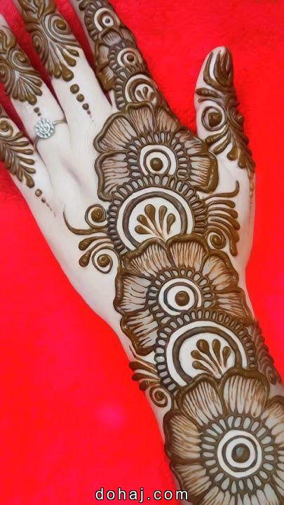 Leg Mehndi Design Easy