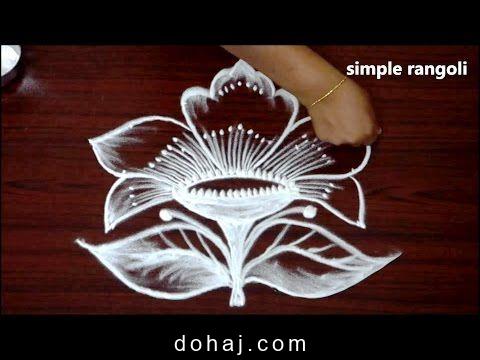 Leg Mehndi Design Simple Flower