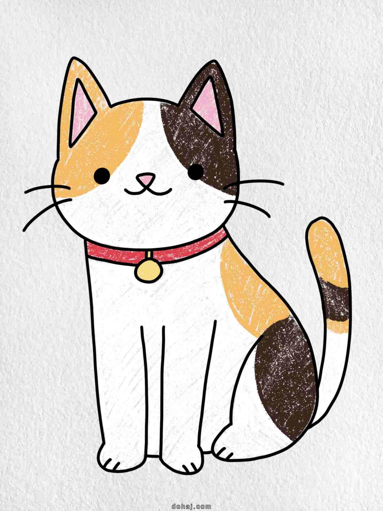 Line Drawing Cat