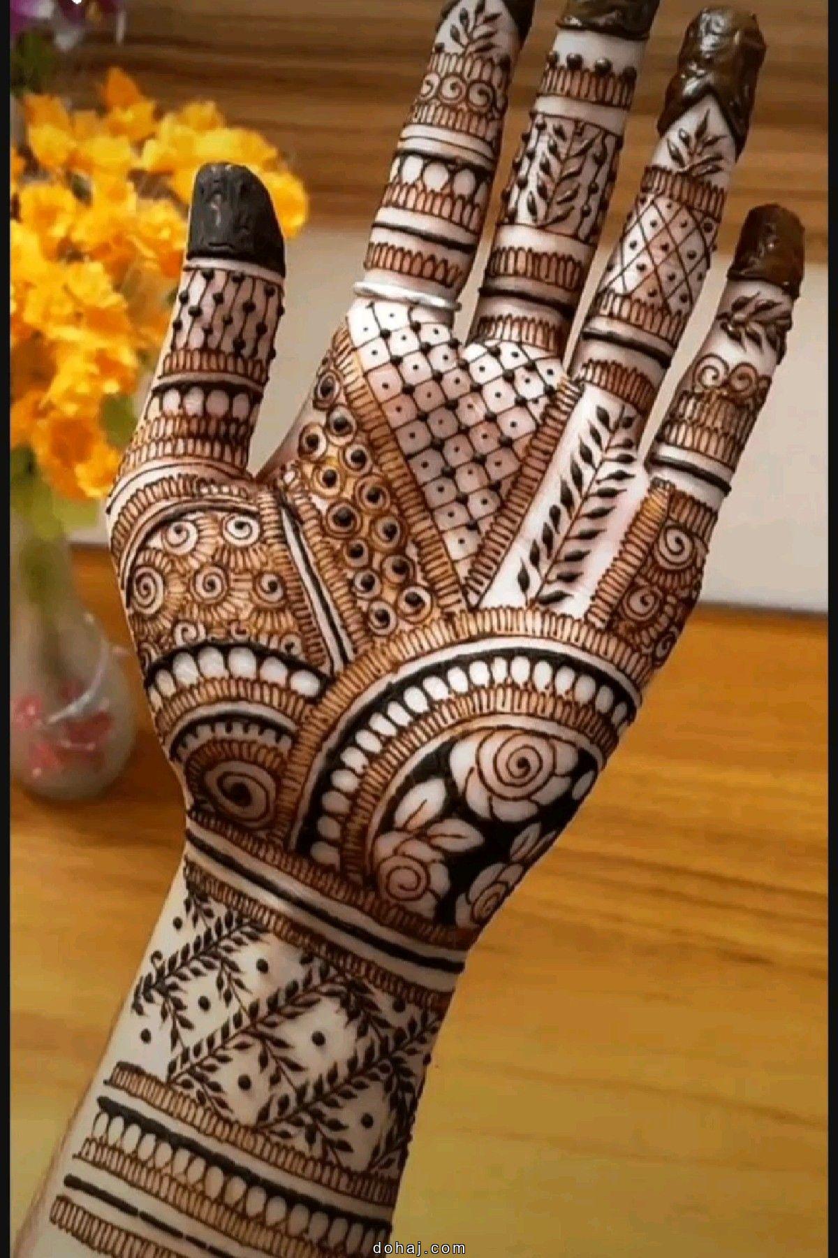 Mandala Easy Simple Circle Mehndi Design