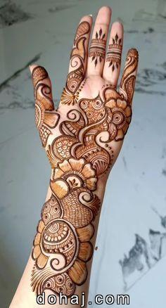 Mehndi Design Back Hand Full Arabic