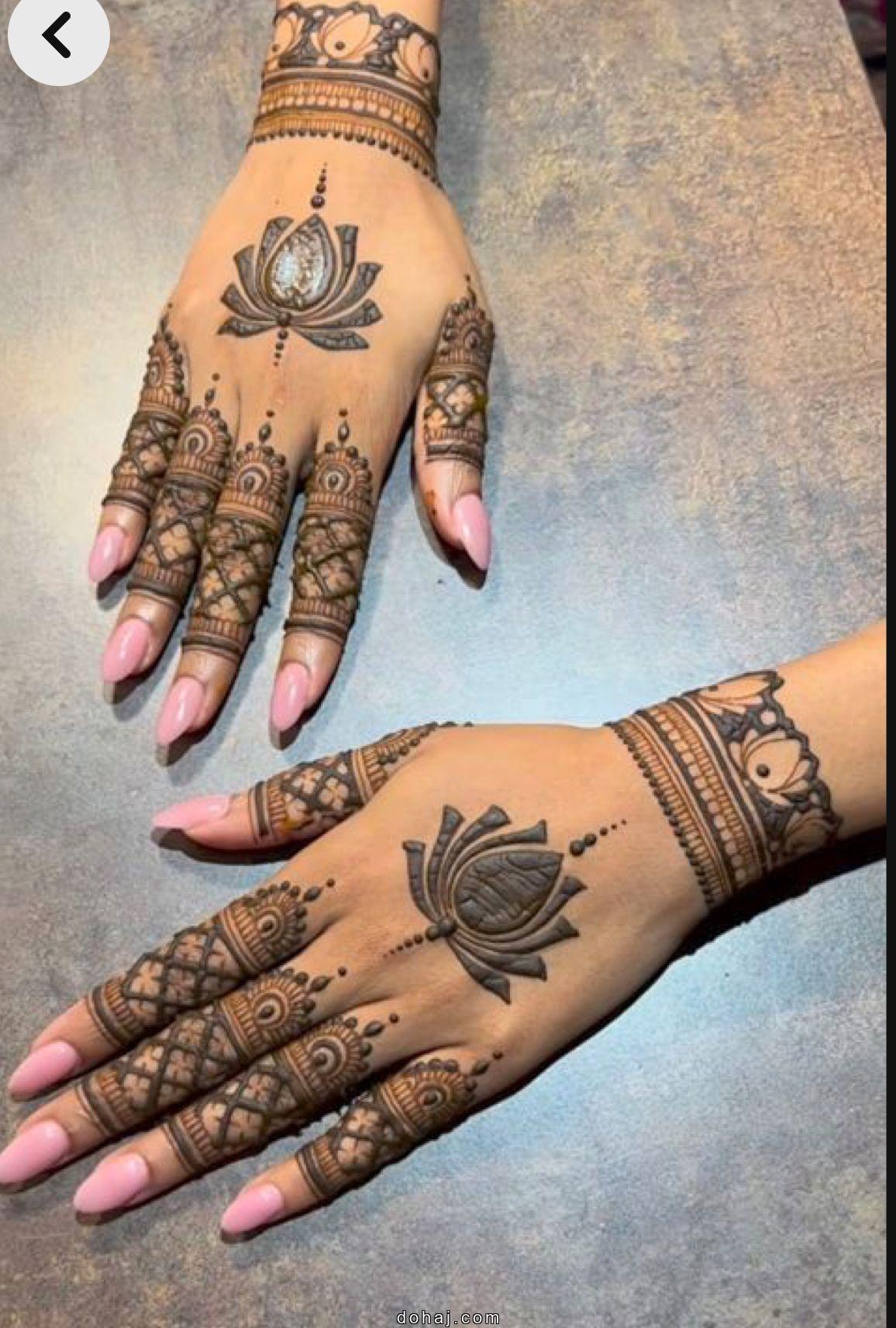 Mehndi Design Back Hand Simple And Easy Full Hand