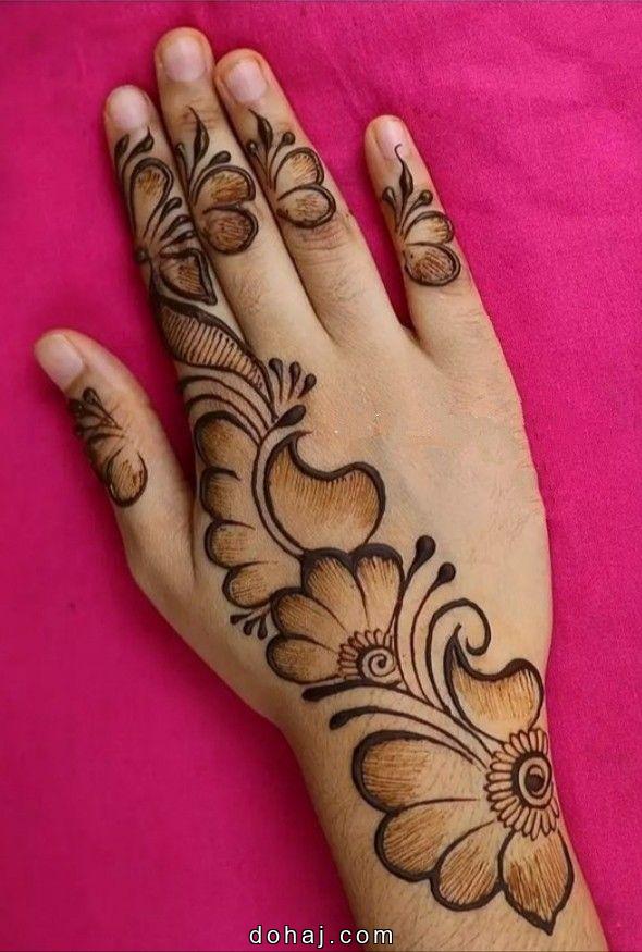 Mehndi Design Easy And Beautiful Back Hand