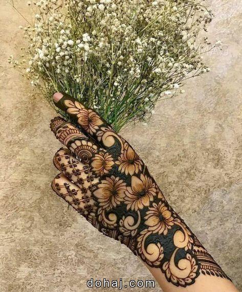Mehndi Design Easy And Beautiful Front Hand