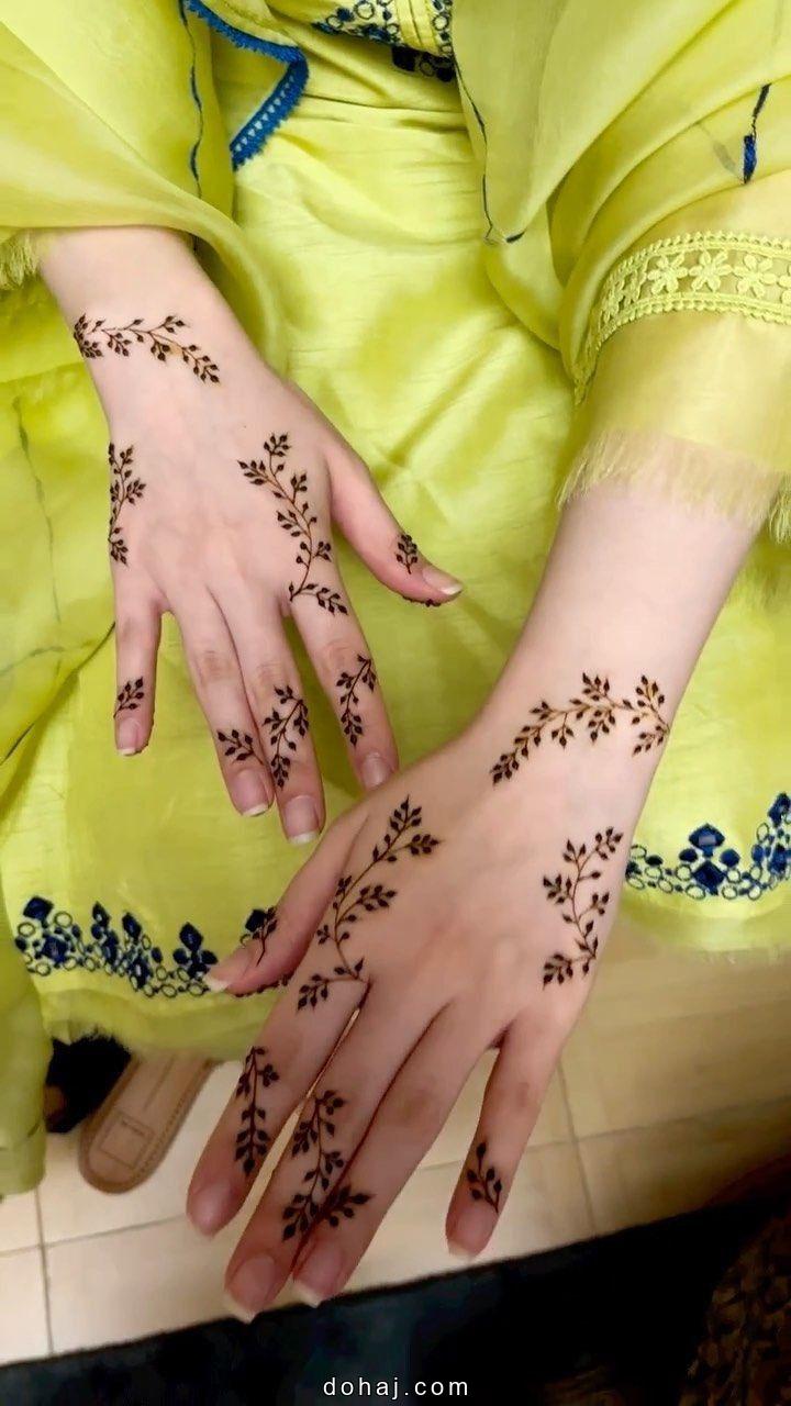 Mehndi Design Easy And Beautiful Photos Front Hand