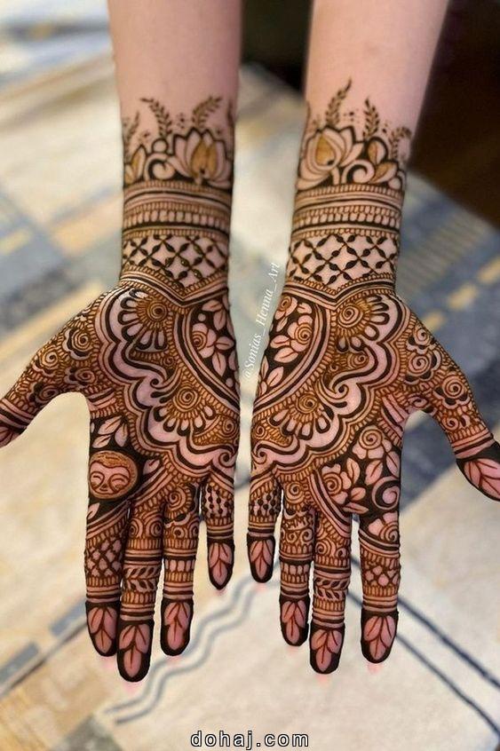 Mehndi Design Easy Full Hand Front Hand