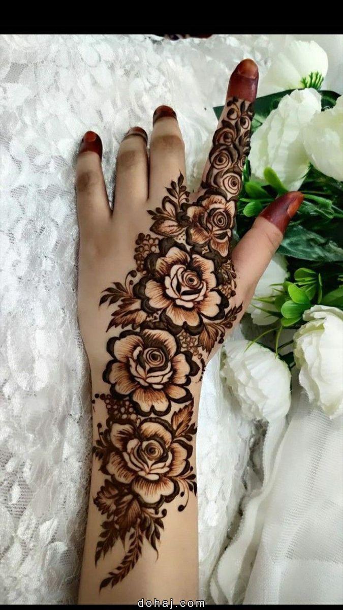 Mehndi Design Flower Full Hand