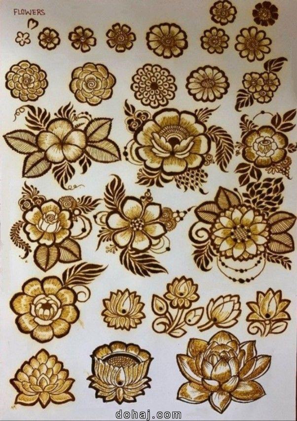 Mehndi Design For Flower