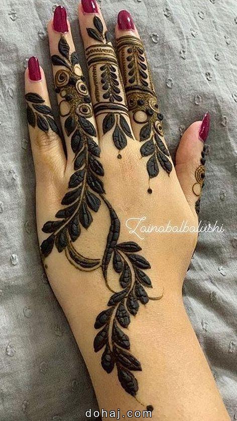 Mehndi Design For Girls Front Hand