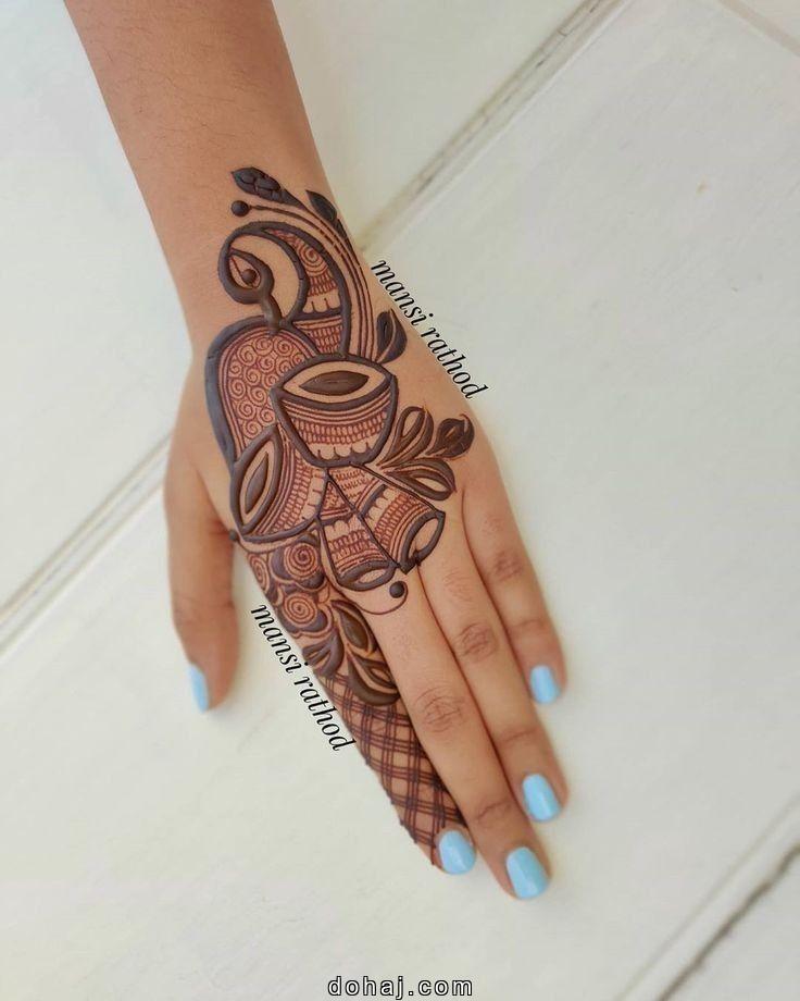Mehndi Design For Kids Front Hand