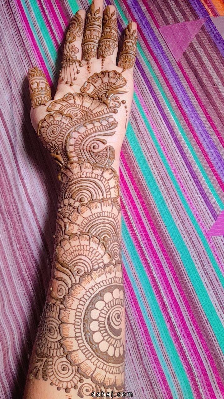 Mehndi Design Front Hand Full Hand