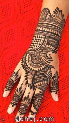 Mehndi Design Front Hand Simple