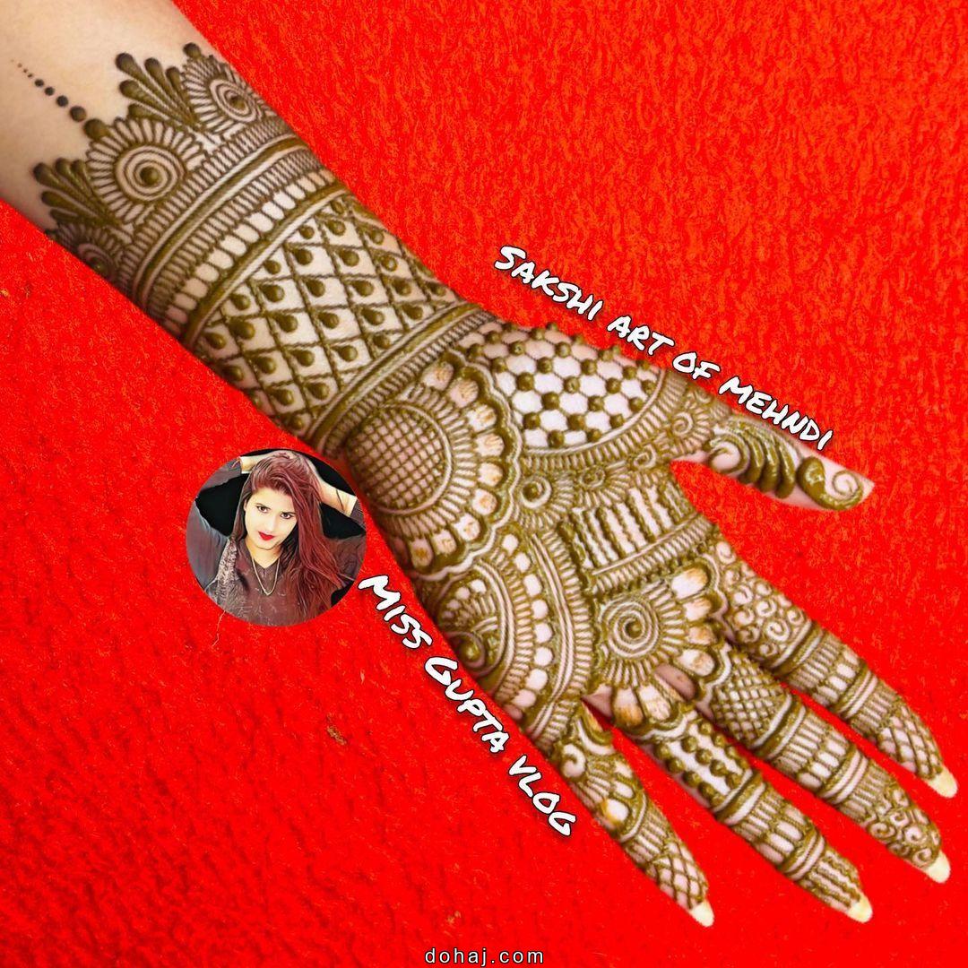 Mehndi Design Full Hand Front