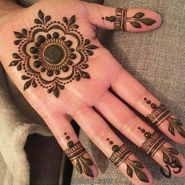 Mehndi Design Girl Photo Simple Simple And Beautiful