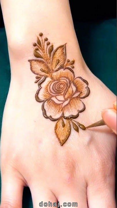 Mehndi Design In Front Hand