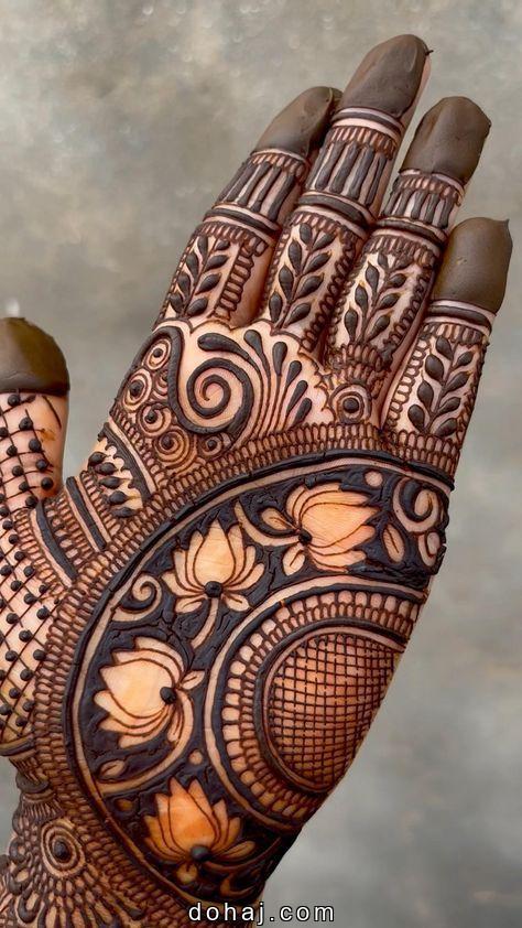 Mehndi Design Of Flower