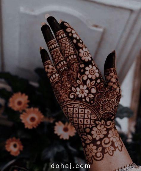 Mehndi Design On Palm Only