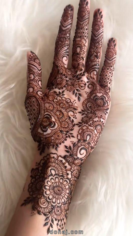 Mehndi Design Palm Hand