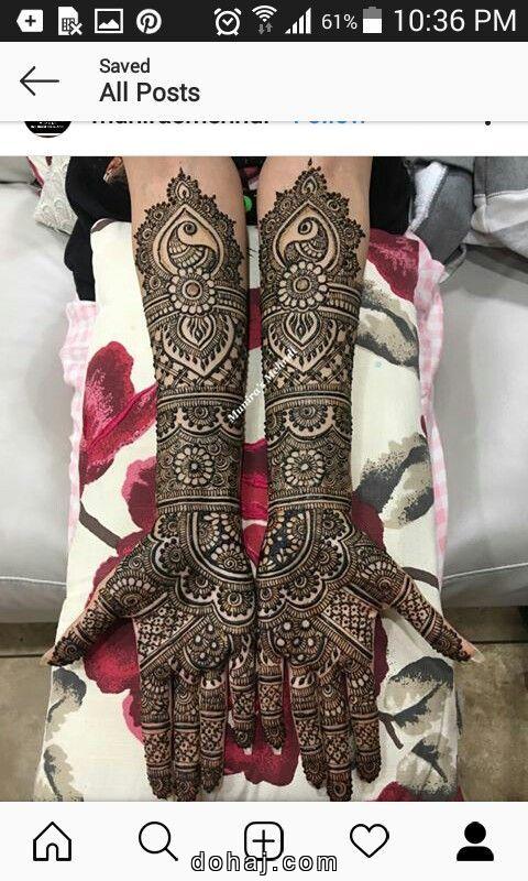 Mehndi Design Photo Full Hand Arabic