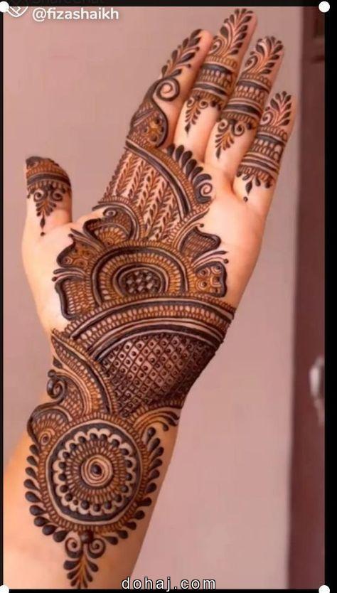 Mehndi Design Simple And Beautiful Back Hand