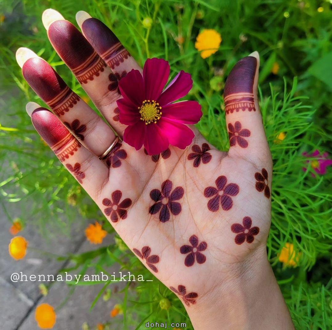Mehndi Design Simple And Easy Back Hand