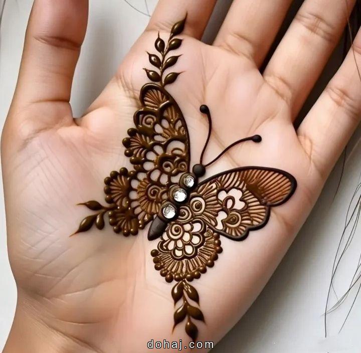 Mehndi Design Simple Front Hand Easy And Beautiful