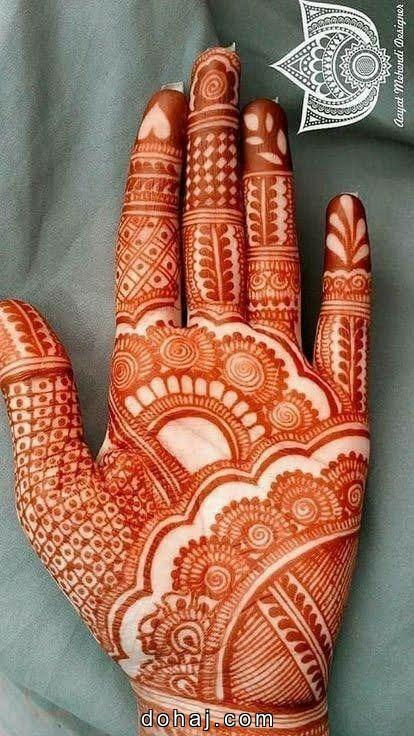 Mehndi Design Simple Front Hand For Kids
