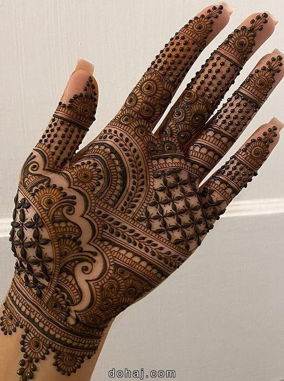 Mehndi Design Simple Palm Hand