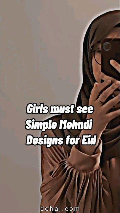 Mehndi Easy Design For Kids