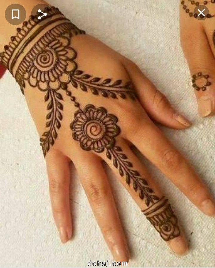 Mehndi Finger Design Front Easy