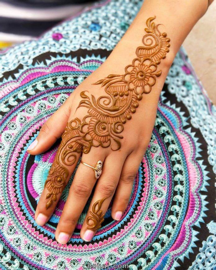 Mehndi Rose Flower Design