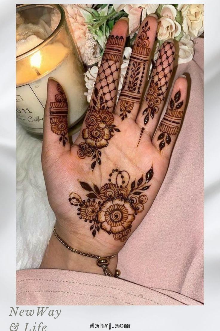 Minimalist Minimal Henna Design