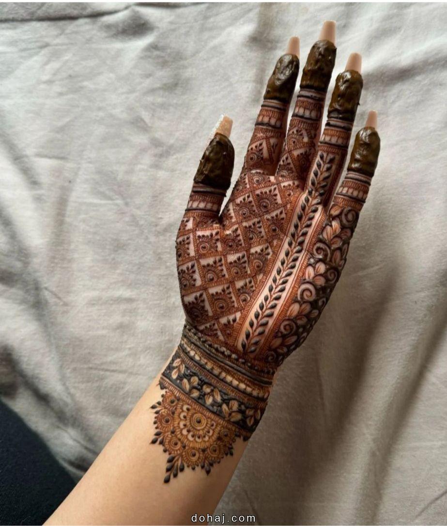Modern Instagram Simple Instagram Stylish Royal Front Hand Mehndi Design