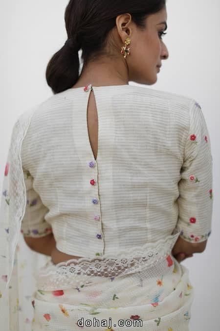 Modern Jewellery With Boat Neck Blouse