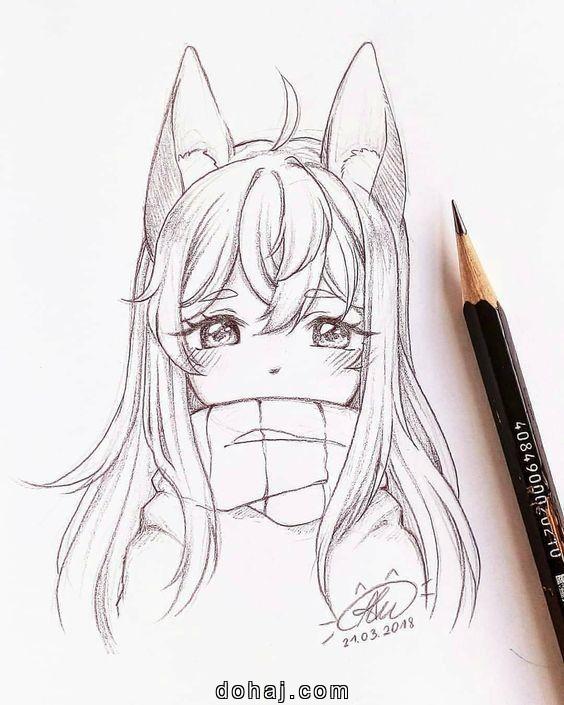 Mofusand Cat Drawing