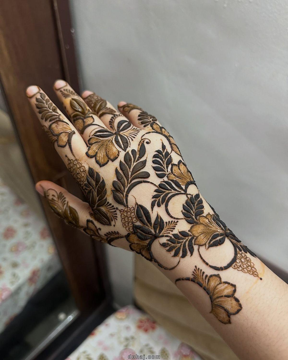 New Full Hand Mehndi Design