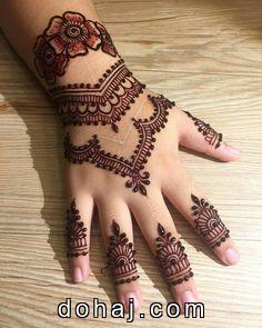 New Mehndi Design Photo Simple Front Hand