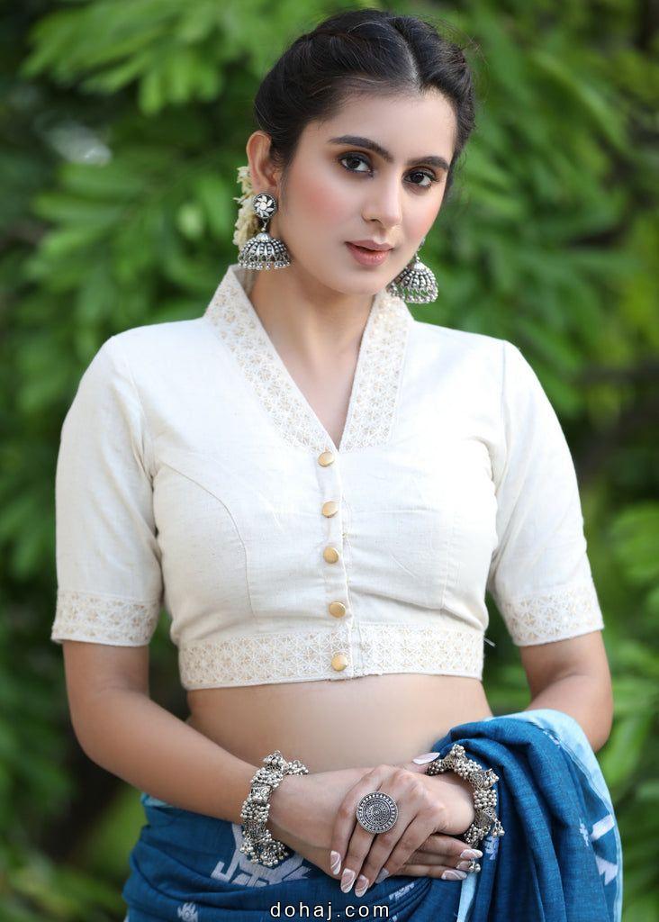 New Simple Aari Work Blouse Designs