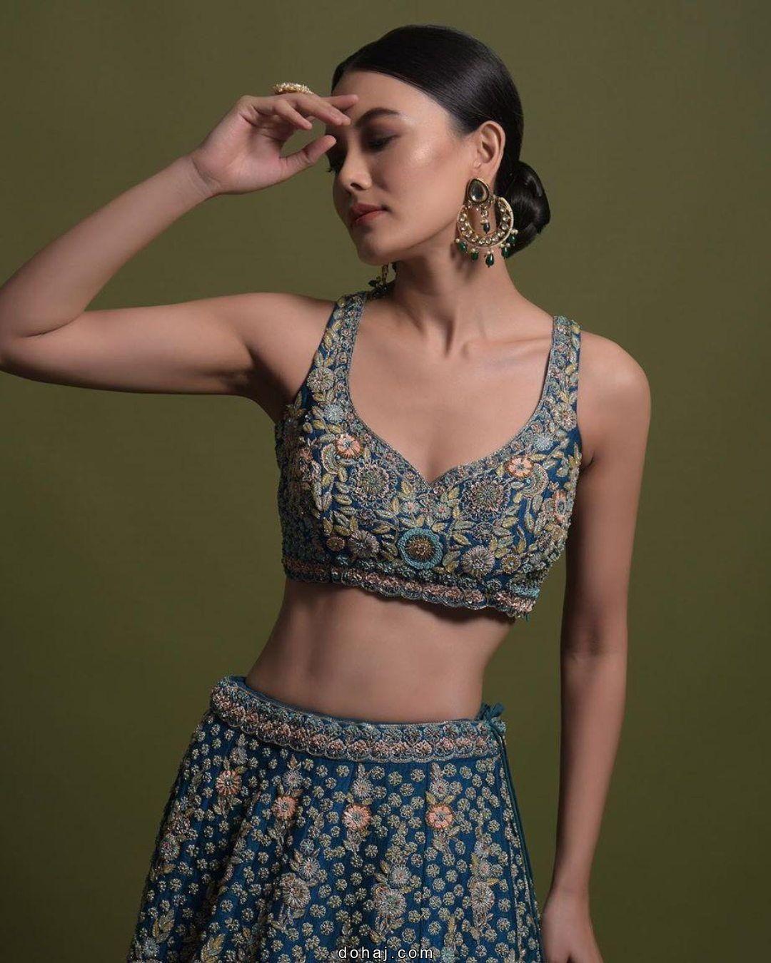 Orange Sleeveless Blouse