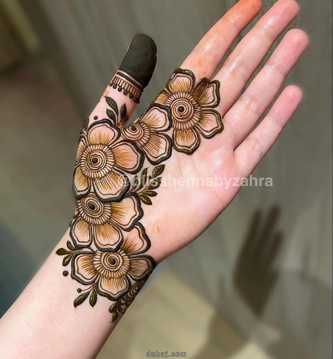 Palm Bridal Mehndi Design