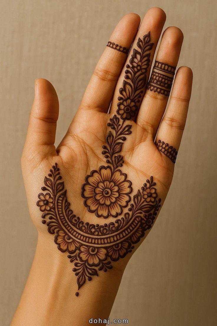 Palm Easy Mehndi Design