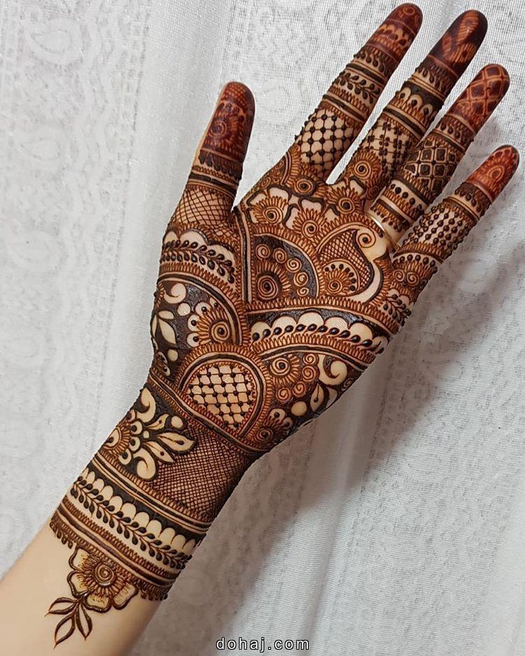 Palm Mehndi Design Arabic