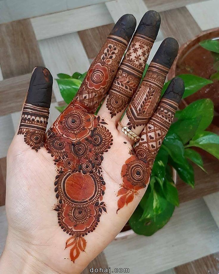 Palm Mehndi Design Bridal