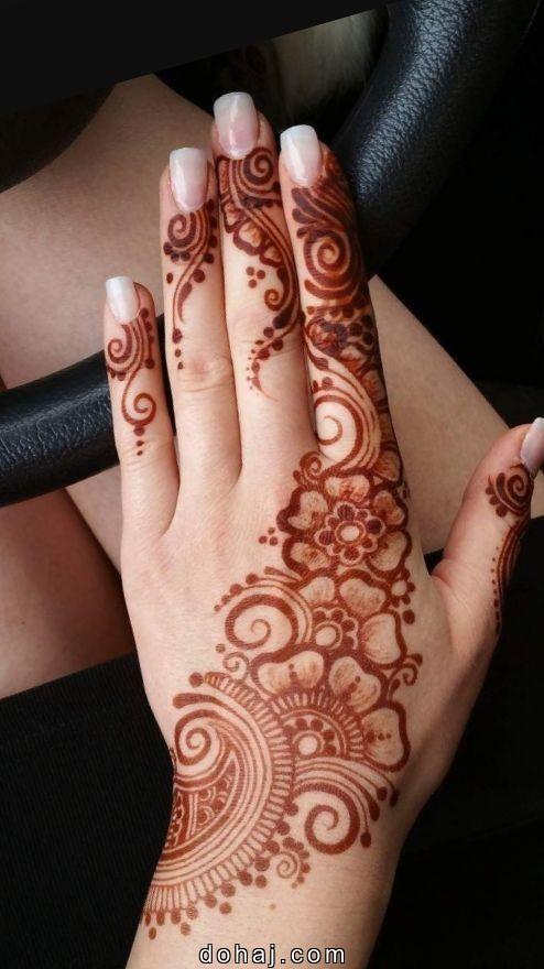 Palm Mehndi Design Photo