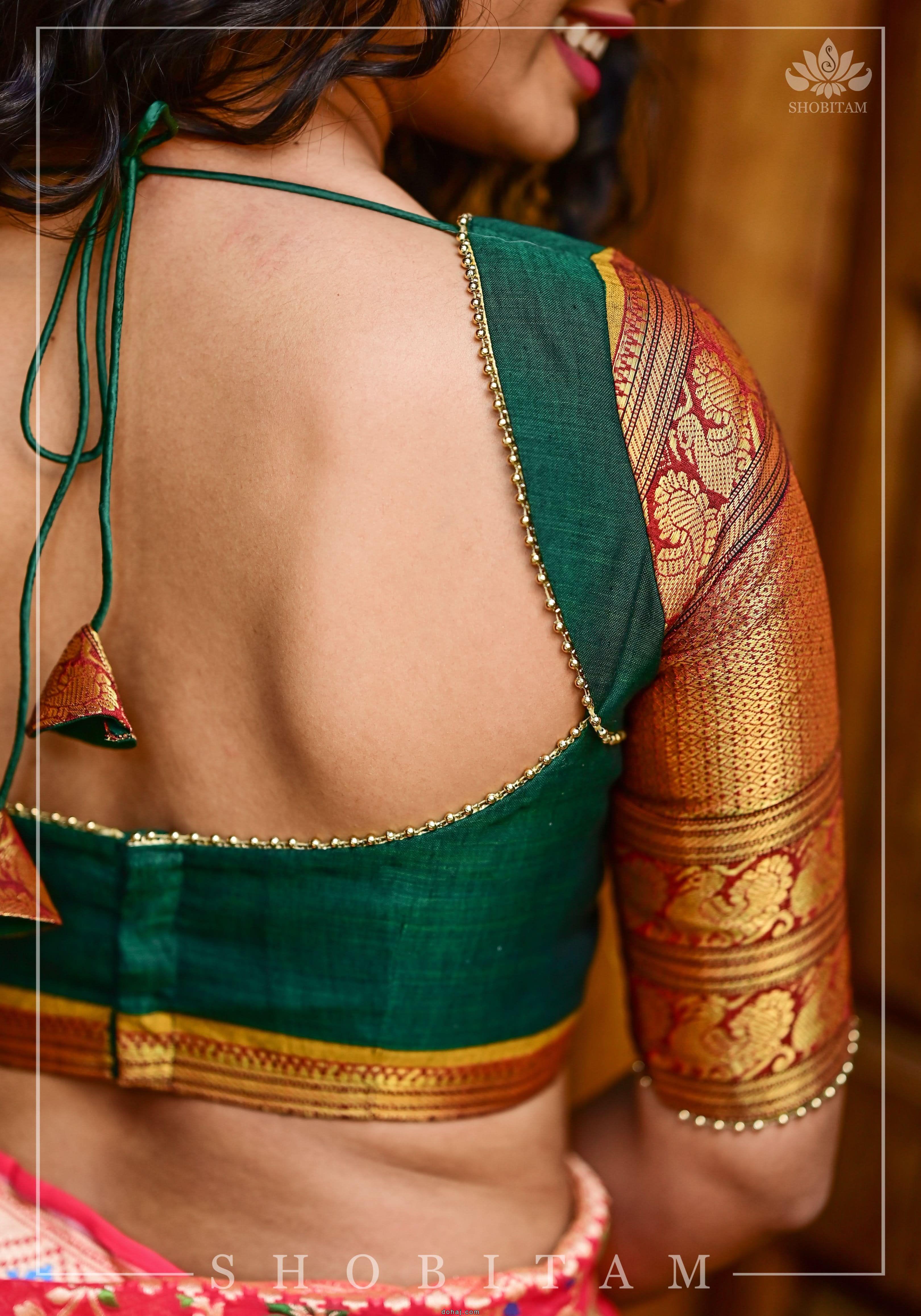 Pattu Saree Blouse Hand Designs
