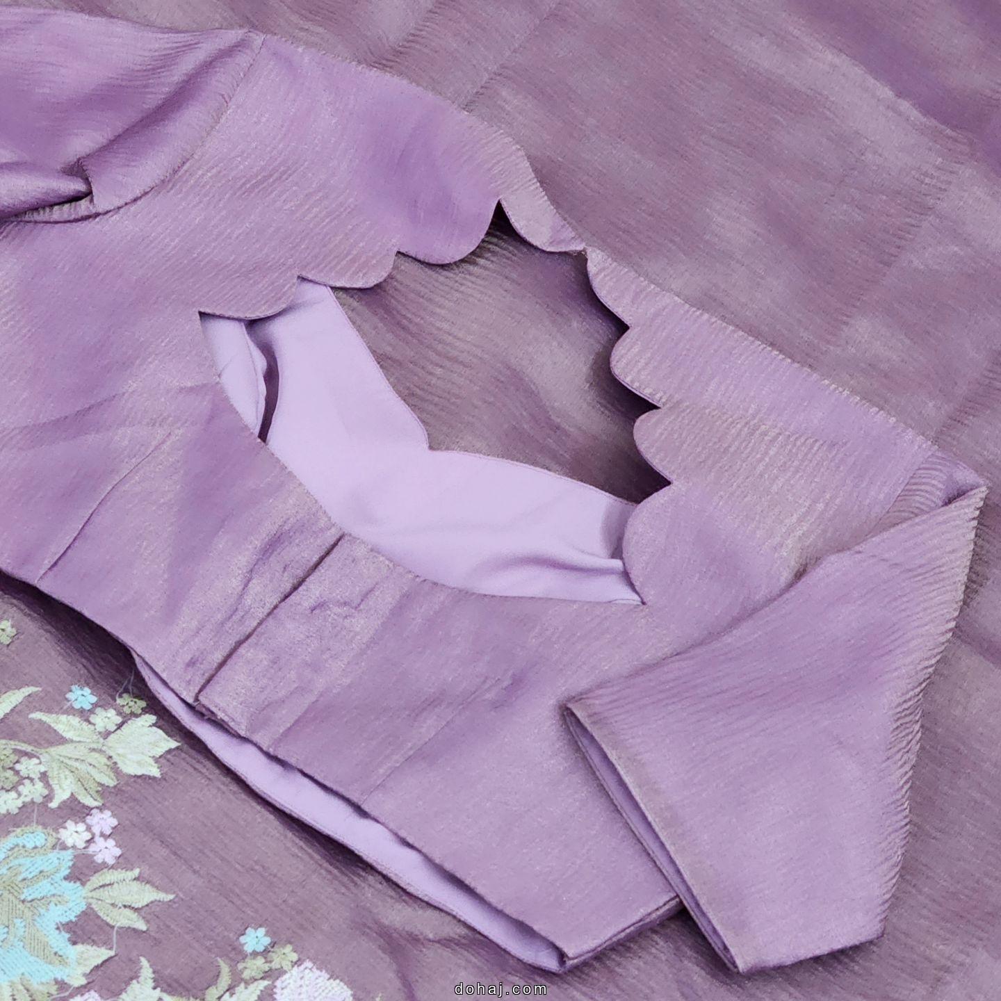 Pattu Saree Blouse Neck Designs