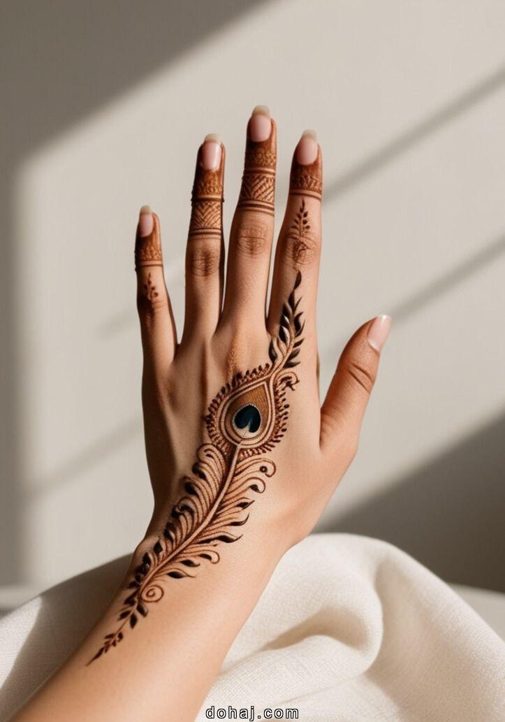 Photo Of Easy Mehndi Design Full Hand