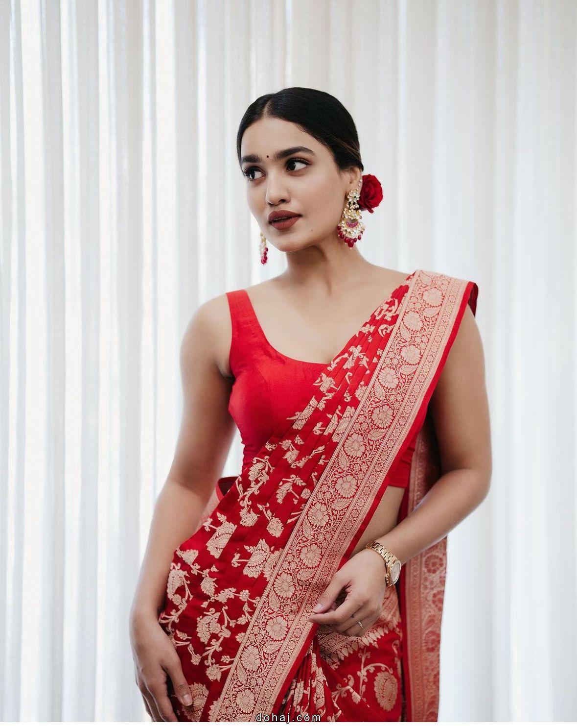 Pink Sleeveless Blouse Design