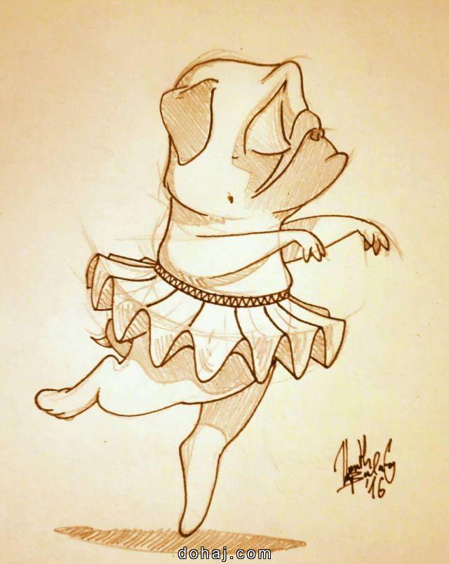 Realistic Pencil Dog Drawing