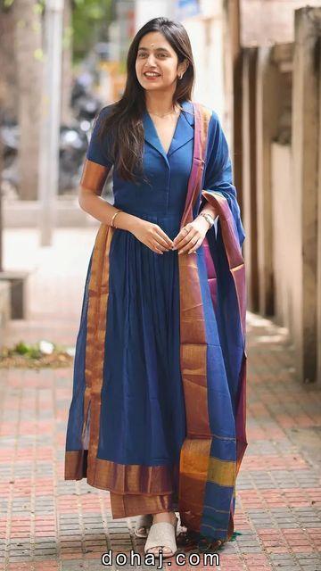 Red Saree With Black Blouse